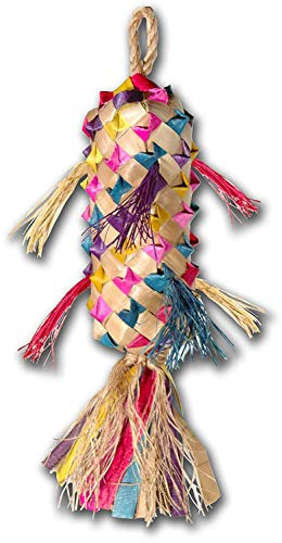 Planet Pleasures Spiked Pinata Small 7 Natural Bird Toy