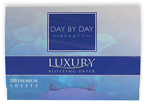 Day By Day Beauty Makeup Blotting Papers 200 Oil Absorbing Paper Sheets for Face (2 Handy Packs of 100) — Face Oil Remover — Oil Blotting Sheets for Face