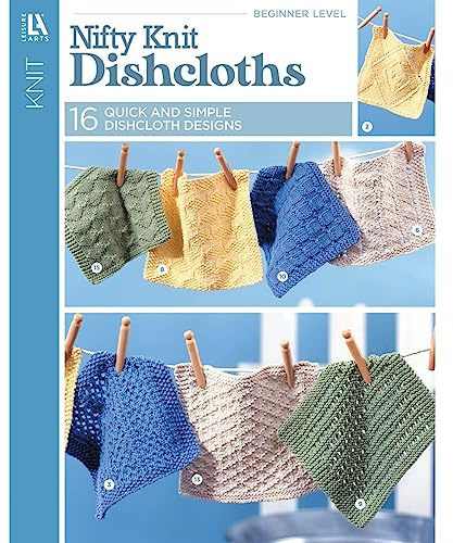 Nifty Knit Dishcloths-Includes 16 Dishcloth Designs Each in One of Four Colors