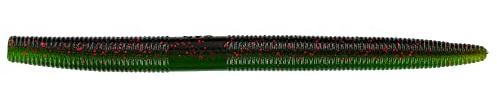 Yamamoto 5 SENKO GREEN PUMPKIN W/RED FLAKE W/FADING WATERMELON LAMINATE (10 PACK)