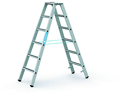 Zarges 41306 Saferstep B - Stufen-Stehleiter 2 x 6, Farbe