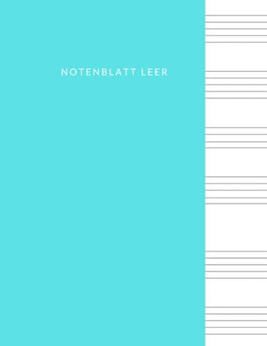 Notenblatt Leer: Leeres Notenblatt Papier, Notenblatt Leer Klavier
