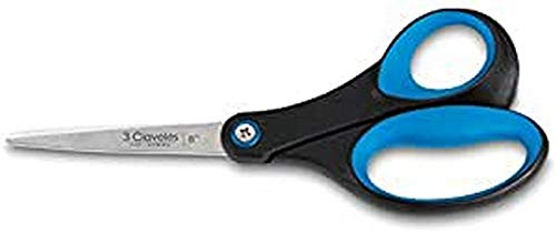3Claveles 440 - Tijera para cocina de 8 pulgadas, mango Soft Grip
