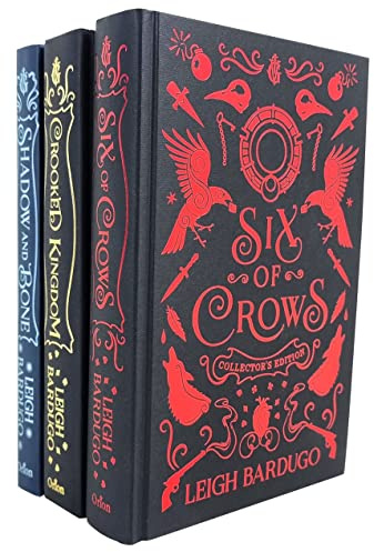 Leigh Bardugo Collectors Edition 3 Books Set (Shadow and Bone, Six of Crows, Crooked Kingdom)