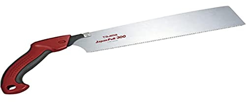 Tajima Sierra de tracción Japan Pull Aluminist 300, 300 mm, JPR300A, Negro Mate/Plateado