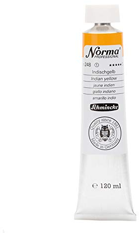 Schmincke – Norma® Professional - feinste Künstler-Ölfarben, Indischgelb - 120 ml