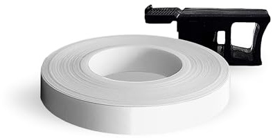 4R Quattroerre.it 10280 Wheel Stripes Tiras Reflectantes para Llantas de Moto con Aplicador, Blanco, 7 mm x 6 mt