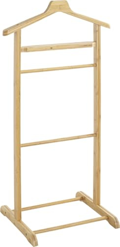 HAKU Men's Valet nature, Bamboo - Dim.: W 48 x H 97 x D 36 cm, Style: Scandinavian