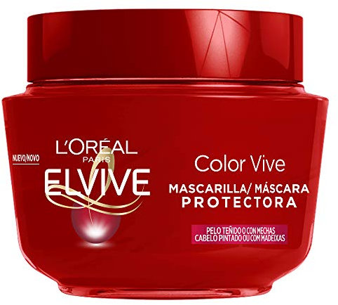 L'Oreal Paris Elvive Color Vive Mascarilla, 310ml, El embalaje puede variar