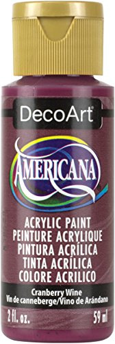 Deco Art Americana Acrylic Transparent Multi-Purpose Paint, Cranberry Wne, 59 ml (Pack of 1)
