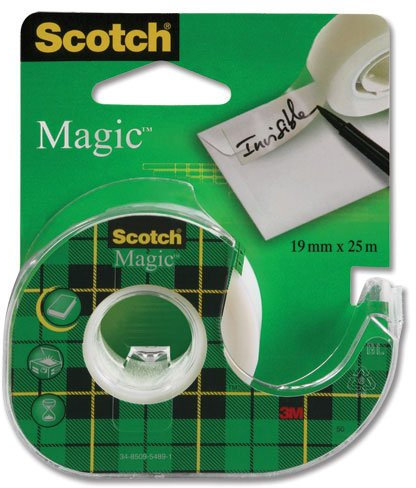 562982 Scotch Magic Klebeband mit Abroller, 19 mm x 25 m