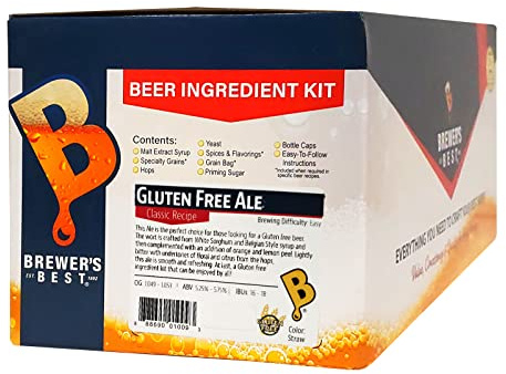 Brewer's Best - 1009 - Home Brew Beer Ingredient Kit (5 Gallon), (Gluten Free Ale) Straw