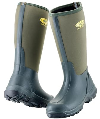 Grubs Frostline Neopren klassische Stiefel, 5 mm isolierte, wadenhohe Schuhe, wasserdichte lange Gummistiefel, bequeme Schuhe mit TRAX™-Grip, Outdoor-Stiefel für kaltes Wetter von -20 °C bis +20 °C