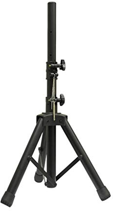 NJS 35 mm Short Adjustable Aluminium Black PA Speaker Stand