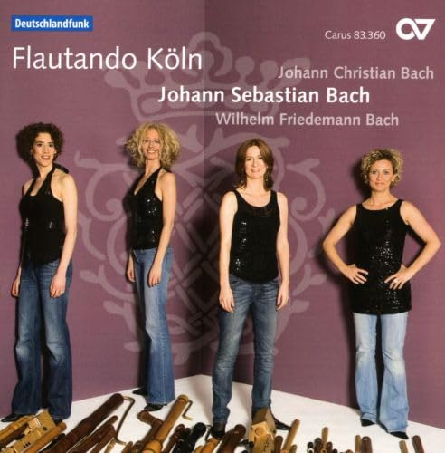 Flautando Köln joue Bach. Musique pour ensemble de flûtes à bec.