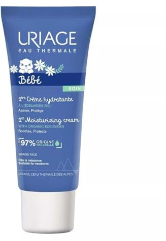 Uriage 1Ere Hydra-Protecting Face Cream for Babies, 40 ml, (Pack of 1)