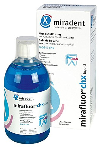 Miradent mirafluor® chx liquid, 0,06%, 500 ml