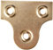 Merriway BH02761 Runde Glasplatte 50 mm, Vermessingt (Packung à 25)