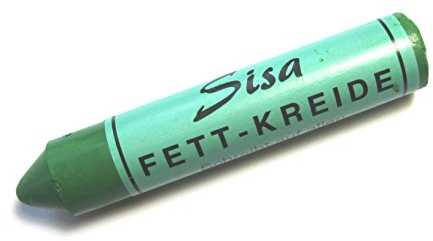 RAIDEX Fett-Signierkreide SISA Farbe: grün Durchmesser: 17 mm Packung mit 12 Stück