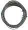 Battlefield Model Barbed Wire - 3M Metal Razor Wire for Miniature Bases and Wargame Terrain