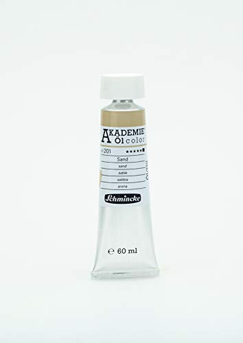 Schmincke – AKADEMIE® Öl color, feine Künstler-Ölfarben, Sand, 41 201 011, 60 ml Tube, höchst lichtecht, Ölmalerei