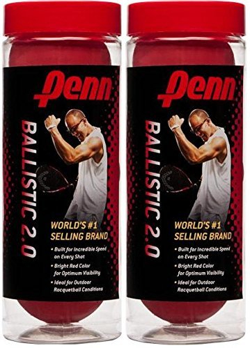 Penn Racquetballs (2 cans) 3 Pack Ballistic