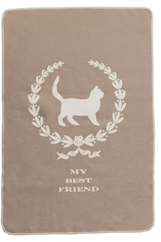 Fussenegger - Katzendecke - My Best Friend - Baumwollgemisch - Schlamm - 70 x 90 cm