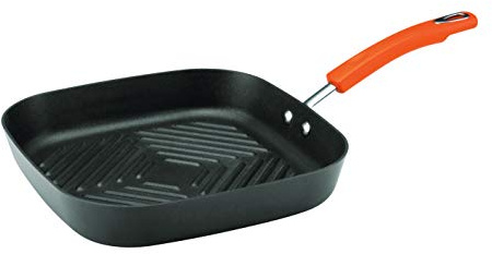 Hard Anodized Nonstick Square Stovetop Grill Pan