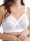 Playtex Soutien-Gorge Sans Armatures Cœur Croisé Classique Femme x1, Blanc, 105C