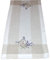 TISCHDECKE Leinenoptik Natur Lavendel mediterran Läufer eckig Landhaus (Tischläufer 40x90 cm)