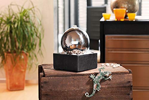 seliger 20043 stainless steel slate fountain kingston hight 8.66 width 6,5 depth 6,5 inch