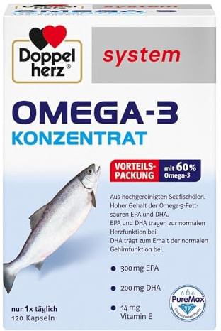 Doppelherz System Omega-3 Konzentrat Kapseln, 120 St. Kapseln