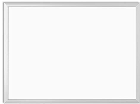 U Brands Dry Erase Board White Board, 24x18, Silver Aluminum Frame, Melamine Surface