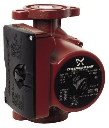 Grundfos UPS 15-58 FC Cast Iron Recirculation Pump with 35.6 Degree Low Temperat, N/A by Grundfos Pumps Corp