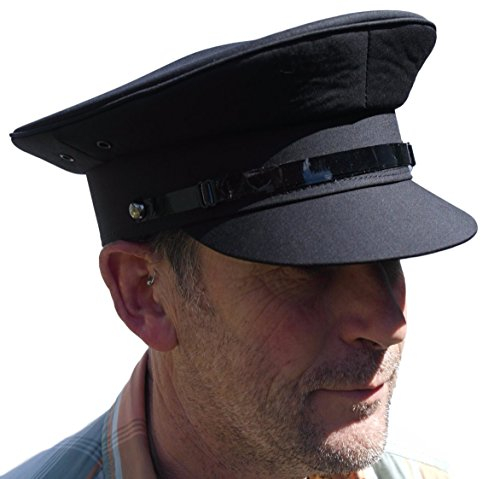 Grey Chauffeur Style hat - Size 58cm