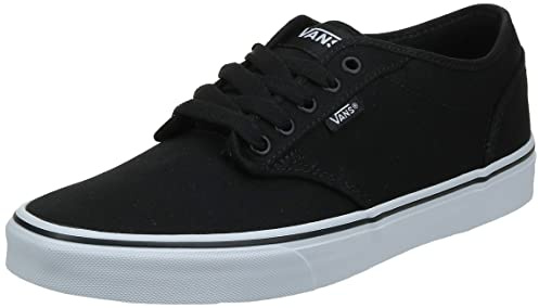 Vans Atwood, Sneaker Hombre, Canvas Black White, 40.5 EU