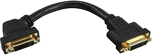 InLine 17301G cable DVI - cables DVI (0,2m, DVI-I, DVI-I) Negro