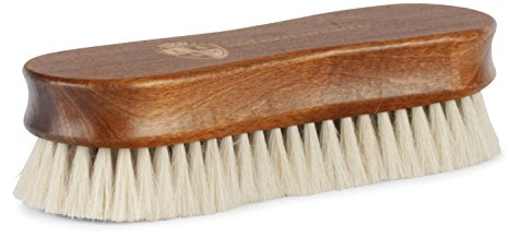 Langer & Messmer spazzola per scarpe in fine pelo di capra per lucidare le scarpe - La spazzola per lucidare le scarpe a livello professionale - Spazzola per lucidare le scarpe in qualità di calzolaio