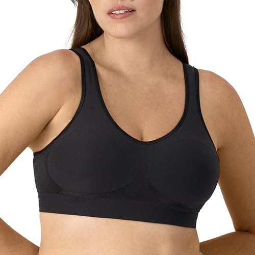 Bali womens Comfort Revolution Shaping Wirefree Df3488 bras, Black, Large US