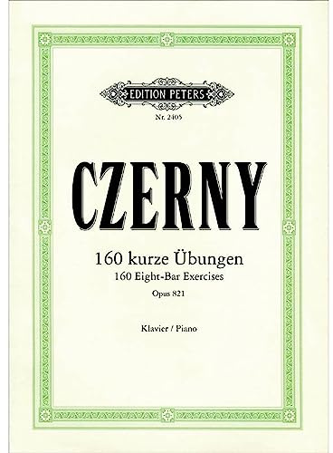 Edition Peters Czerny: 160 kurze Übungen op. 821 - Etüde für Tasteninstrumente