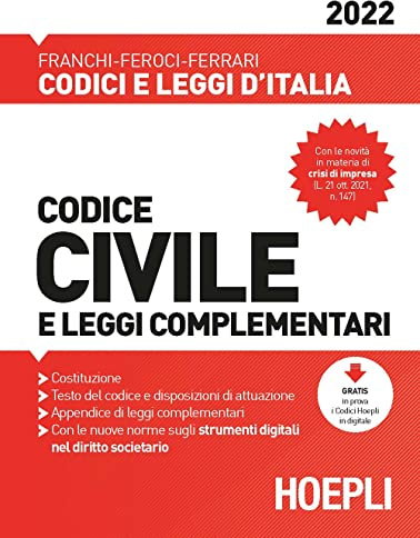 Codice civile e leggi complementari 2022