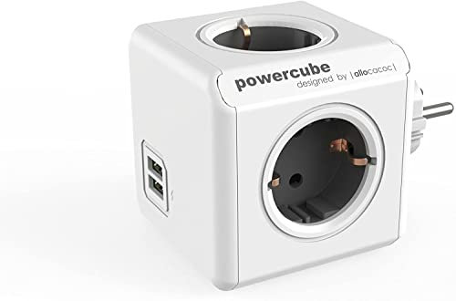 Allocacoc POWERCUBE ORIGINAL USB, Gris Oscuro
