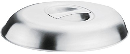 Olympia Oval Vegetable Dish Lid 290x200mm - Stainless Steel Replacement Dish Cover P183
