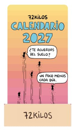 Calendario mesa de tarjetas 2027 - 72 kilos (TANTANFAN)
