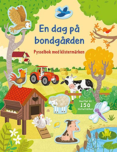 En dag på bondgården: Pysselbok med klistermärken