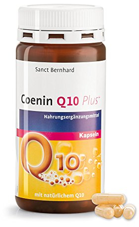 Sanct Bernhard Coenin Q10 PLUS-Kapseln natürlichem Q10 & Vitamin-B-Komplex, 150 Kapseln