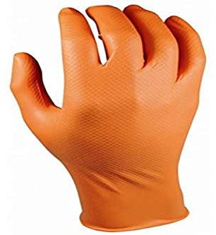 Juba - Nitrile Disposable Glove Ngr.Grippaz 580 Or L.