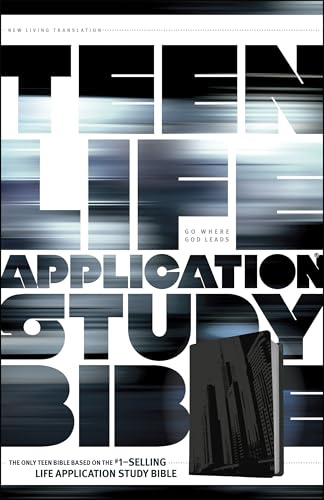 NLT Teen Life Application Study Bible (LeatherLike, Steel)