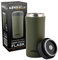GREEN Ammo Pouch Flask Cup Insulated Army Drinking Mug Camping Military