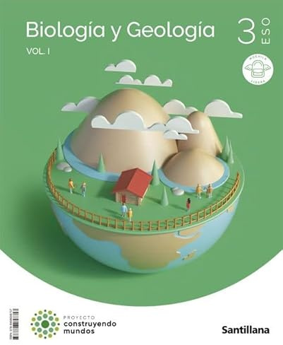 BIOLOGIA Y GEOLOGIA 3ESO MOCHILA LIGERA CONSTRUYENDO MUNDOS SANTILLANA